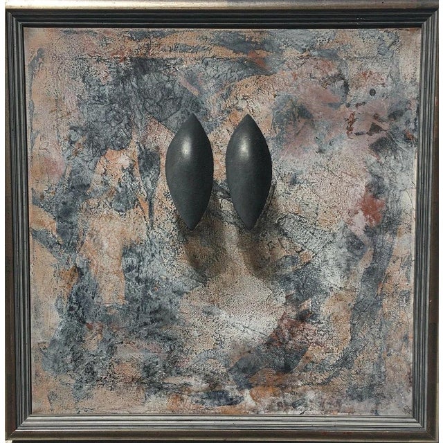 Arno Jung, Grey Forms, 1948, Oil Painting on Canvas For Sale - Image 13 of 13