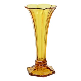 Small Art Deco Luxval Vase from Val Saint Lambert, 1930s For Sale