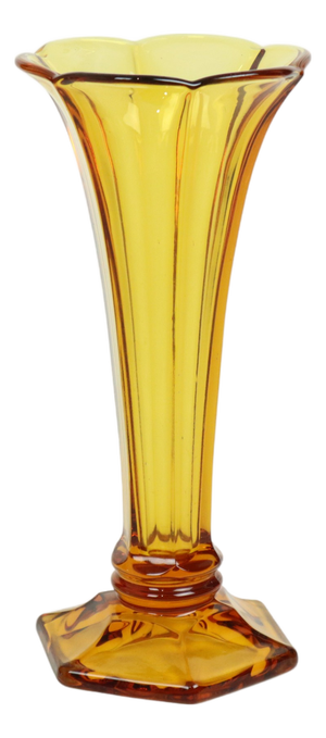 Small Art Deco Luxval Vase from Val Saint Lambert, 1930s