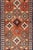 Tribal Vintage Turkish Kars Runner With Tribal Motif Design in Orange-Brown Colors 1'9 X 6'5 For Sale - Image 3 of 12