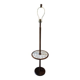 1970s Mid-Century Modern Martz Lamp Table Tile Nice For Sale