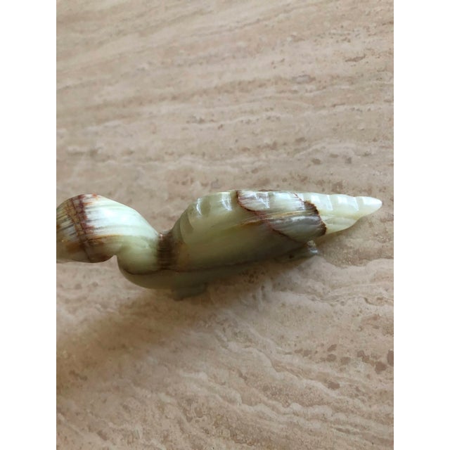 2010s Contemporary Small Carved Marble Dragon Figurine For Sale - Image 5 of 9