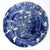 Set of Three 19th Century Blue and White Sponge Ware Dinner Plates For Sale - Image 4 of 10