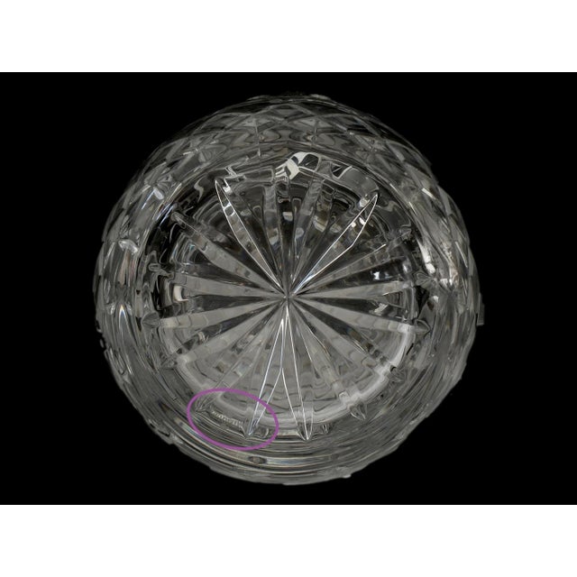 Elegant mid twentieth century Waterford Crystal Kelsey decanter crafted in Ireland. Featuring brilliant crosshatch and...
