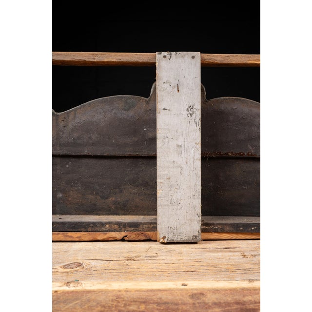 Late 19th Century Victorian Painted Cast Iron Architectural Pediment For Sale - Image 9 of 18