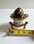 Lovely Vintage Egg w/Painted Enamel Birds In Porcelain Dish & Brass Cherub Stand For Sale - Image 17 of 17