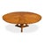 Modern Transitional Round Dining Table, Large - Light Brown Oak For Sale - Image 3 of 11