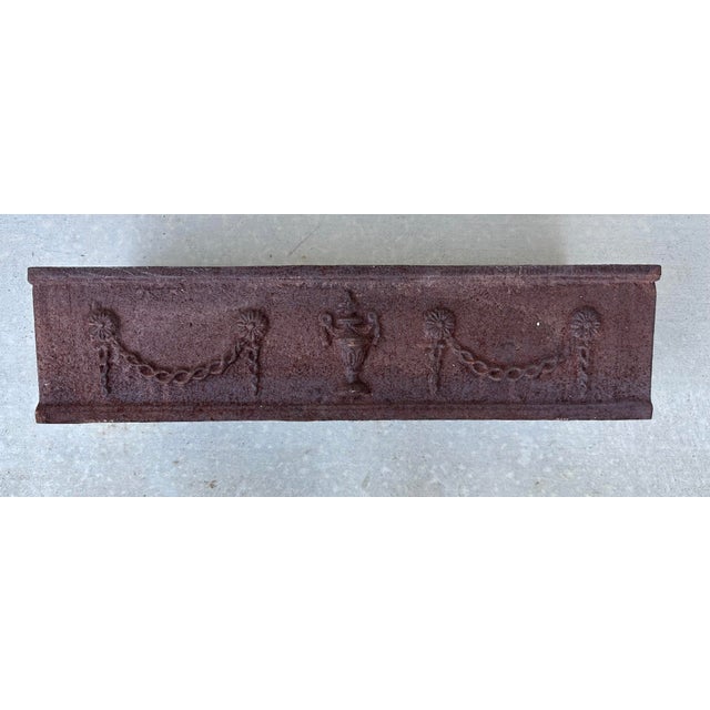 French 19th Century French Louis Seize Cast Iron Rectangular Planter For Sale - Image 3 of 12
