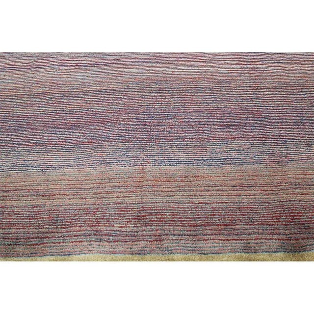 Handwoven Persian Gabbeh Area Rug 5’6″ X 8’1″ For Sale In Dallas - Image 6 of 11