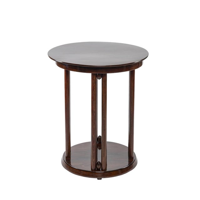 Model Bat Table by Josef Hoffmann and Gustav Siegel for Gebrüder Thonet, 1912 For Sale - Image 3 of 12