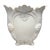 Vintage Neoclassical Rococo Revival White Bisque Ceramic Footed Jardiniere Planter For Sale