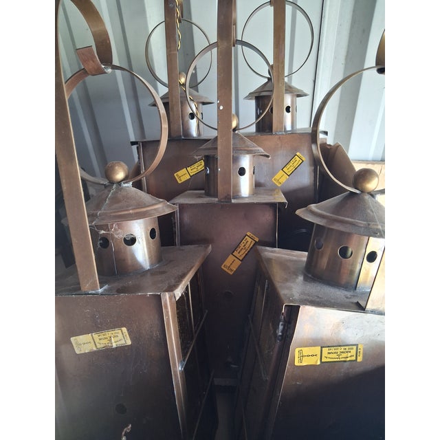 Vintage Gothic Revival Corbett Lighting Inc Wall Lantern Sconces - Set of 5 For Sale - Image 12 of 12