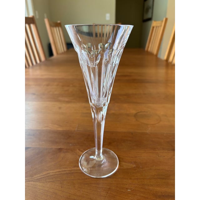 This is for a beautiful pair of vintage Waterford Crystal Millennium Love champagne toasting flutes. These elegant blown...