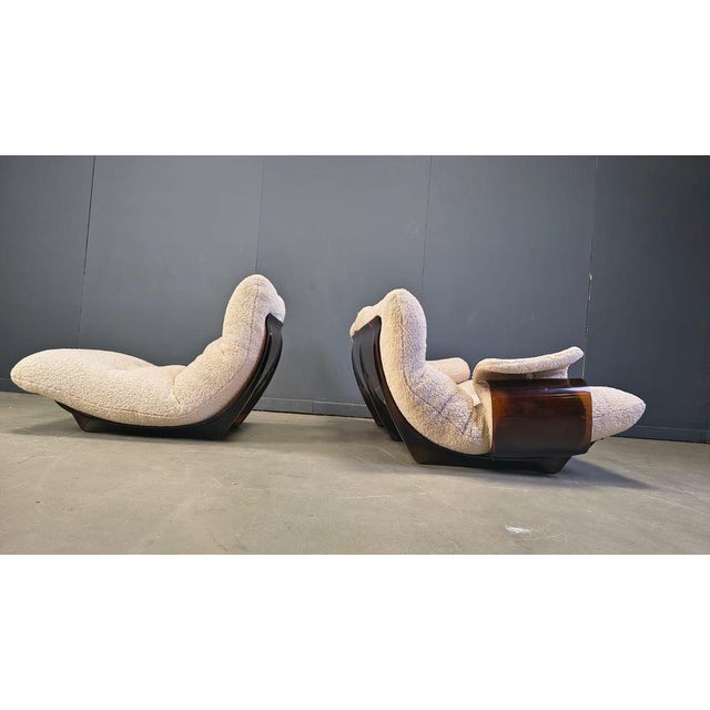 1970s Marsala Sofa and Lounge Chair by Michel Ducaroy for Ligne Roset, 1970s, Set of 2 For Sale - Image 5 of 10
