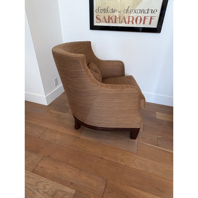 Barrel ChairFrom Jj Custom Upholstery For Sale - Image 4 of 7