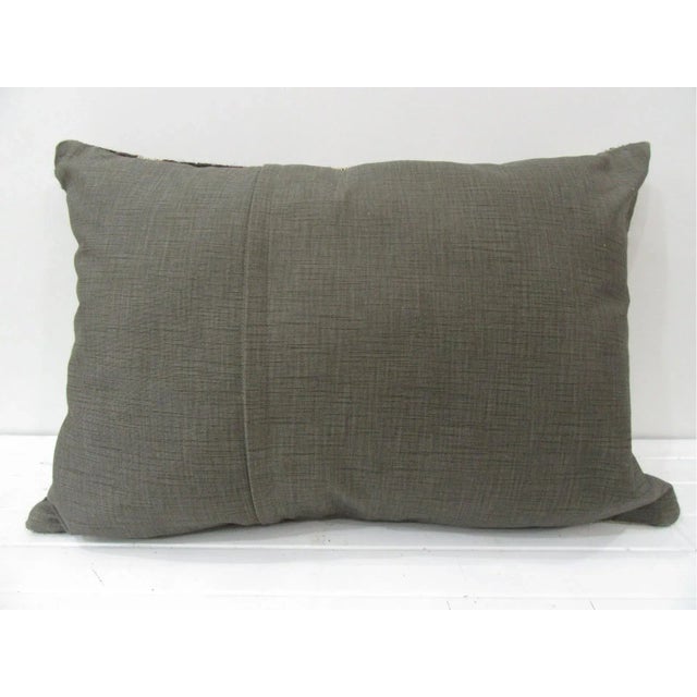 Rustic Handmade Turkish Kilim Pillow Cover For Sale - Image 3 of 4