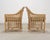 Set of Eight Danny Ho Fong Rattan Garden Dining Armchairs For Sale - Image 12 of 18