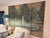 1920s Antique Looking Four Panel Work on Paper For Sale - Image 5 of 10