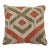 Arteverk Handwoven Afghan Kilim Pillow — Beige & Green Diamond Lattice For Sale