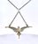 1920s Art Nouveau 18k Gold Enamel Dove Necklace With Diamonds & Ruby, 1910 For Sale - Image 5 of 12