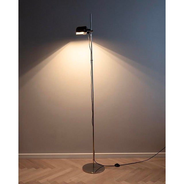 Metal Minimalist Industrial Floor Lamp, 1960s For Sale - Image 7 of 10