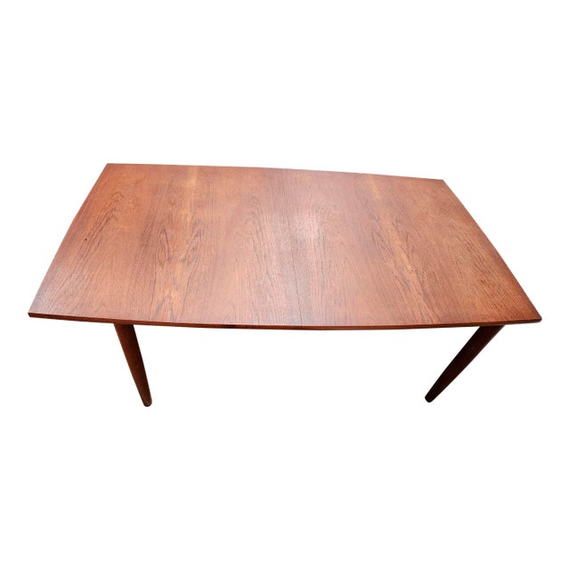 1960s Midcentury Danish Teak Borge Mogensen Dining Room Table For Sale