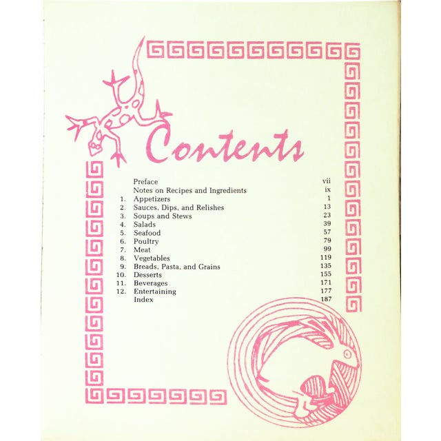 Paper Santa Fe Restaurant Cookbooks - Mark Miller's Coyote Cafe & the Pink Adobe For Sale - Image 7 of 9