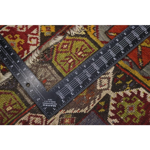 Early 20th Century Antique Turkish Oushak Rug - 01'09 X 03'02 For Sale - Image 5 of 9