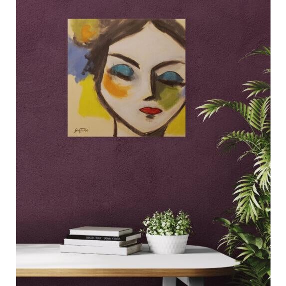 While staying with his usual theme of beautiful woman artist Paul Scaturro deviated slightly and created this expressive...