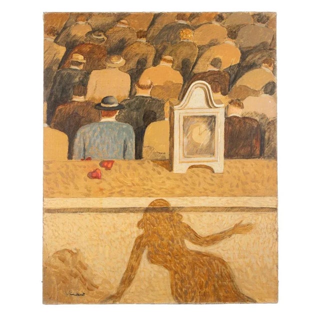 Contemporary Alberto Gallerati, Leave Your Heart in It, 1980s, Oil Painting For Sale - Image 3 of 6