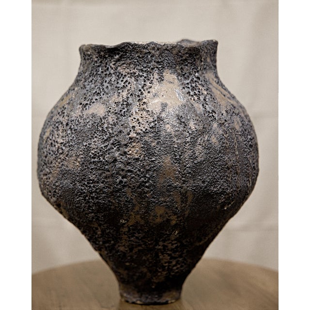 2020s Traditional Textured Moon Jars For Sale - Image 5 of 10