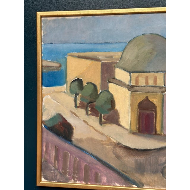 L. Wilton, Rhodes, 1962, Oil Painting on Canvas, Framed For Sale - Image 10 of 18