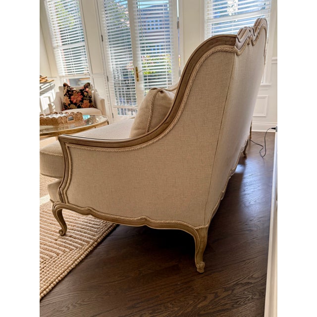 French Provincial Highland House American-Made French Provincial Settee Sofa For Sale - Image 3 of 6