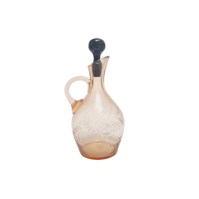 Art Deco Carafe from Hortensja Glassworks, Poland, 1930s For Sale - Image 14 of 18