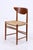 Mid-Century Danish Teak and Cord Chairs by Peter Hvidt & Orla Molgaard-Nielsen, Set of 2 For Sale - Image 10 of 11