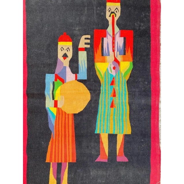 Vintage Wool Kilim Tapestry, 1970s For Sale - Image 11 of 14