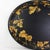 Traditional Antique 19th Century Paper Mache Oval Tray - Black Lacquer With Hand Painted Gold Gilt Ivy Design For Sale - Image 3 of 14