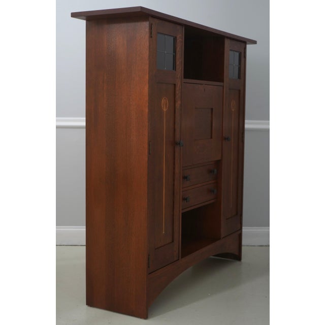 Age: C.2011 Details: Finish no.32 Dovetailed Drawer Construction High Quality Construction Nice Inlay Work Arts & Crafts...