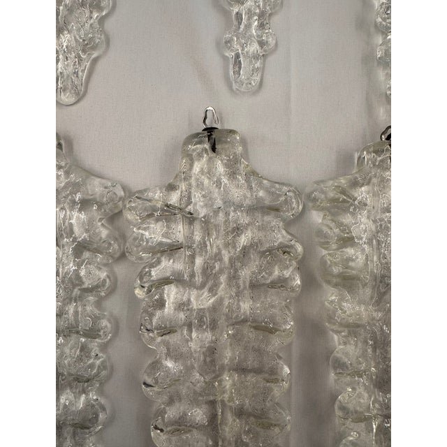 1960s 1960s Venini, Seaweed Murano Glass (Alga) Chandelier, Italy For Sale - Image 5 of 11