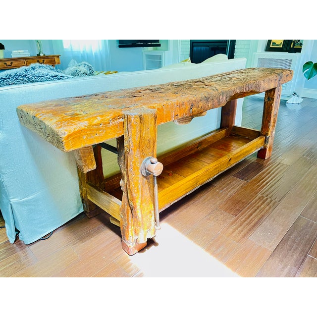 Brown 19th Century French Console, Sofa Table, Statement Piece For Sale - Image 8 of 16