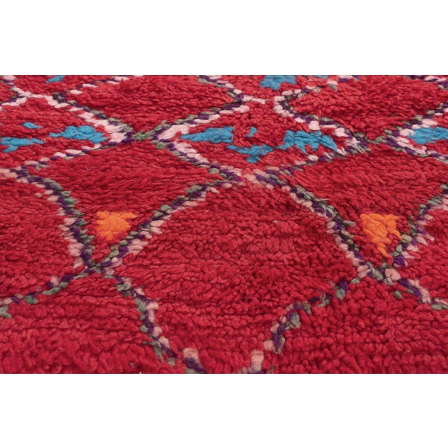 Late 20th Century Vintage Beni M'Guild Moroccan Rug, 06'02 X 08'11 For Sale - Image 5 of 10