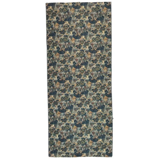 French Chinoiserie Woven Jacquard Tapestry For Sale - Image 13 of 13