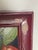 Mid 20th Century Rustic Apple Harvest Painting in Heavily Distressed Red Wood Frame For Sale - Image 11 of 11