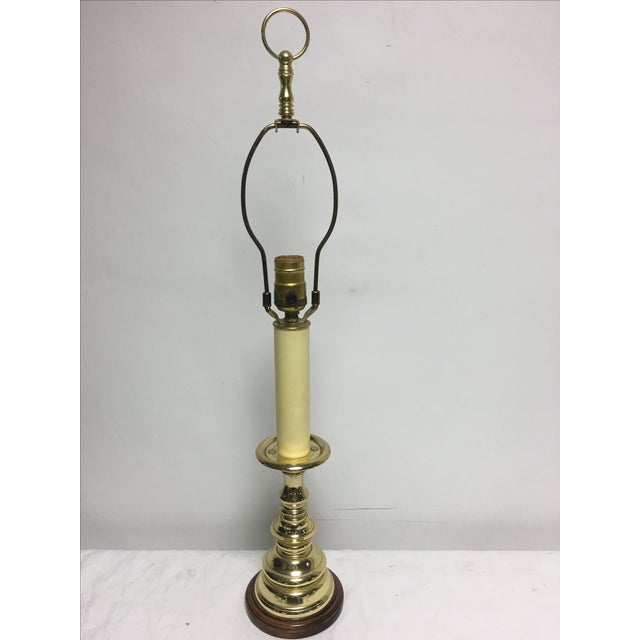 Vintage Baldwin Brass Candlestick Lamp Chairish