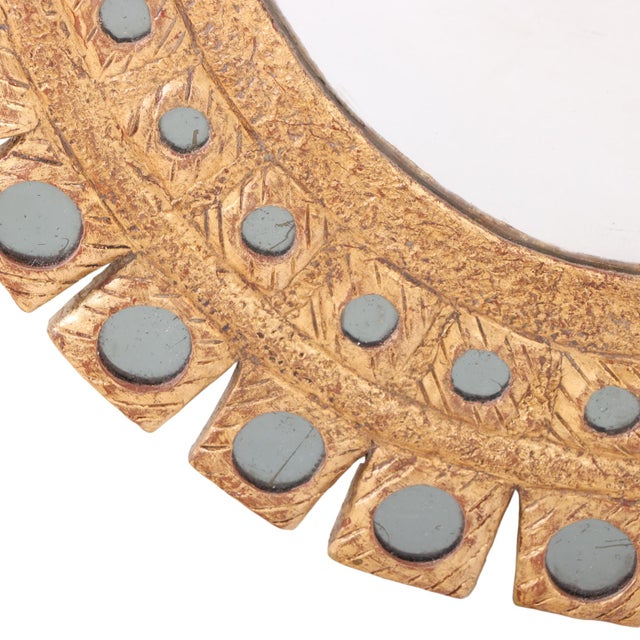 2000 - 2009 A Gray Glass and Resin Mirror, in the Manner of Line Vautrin. For Sale - Image 5 of 7