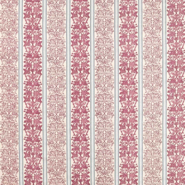 Morris & Co. Oak & Blossom Weave Fabric in Madder - a sample For Sale