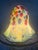 Glass Vintage Murano-Style Millefiori Hand-Blown Art Glass Ruffled Lamp Shade For Sale - Image 7 of 7
