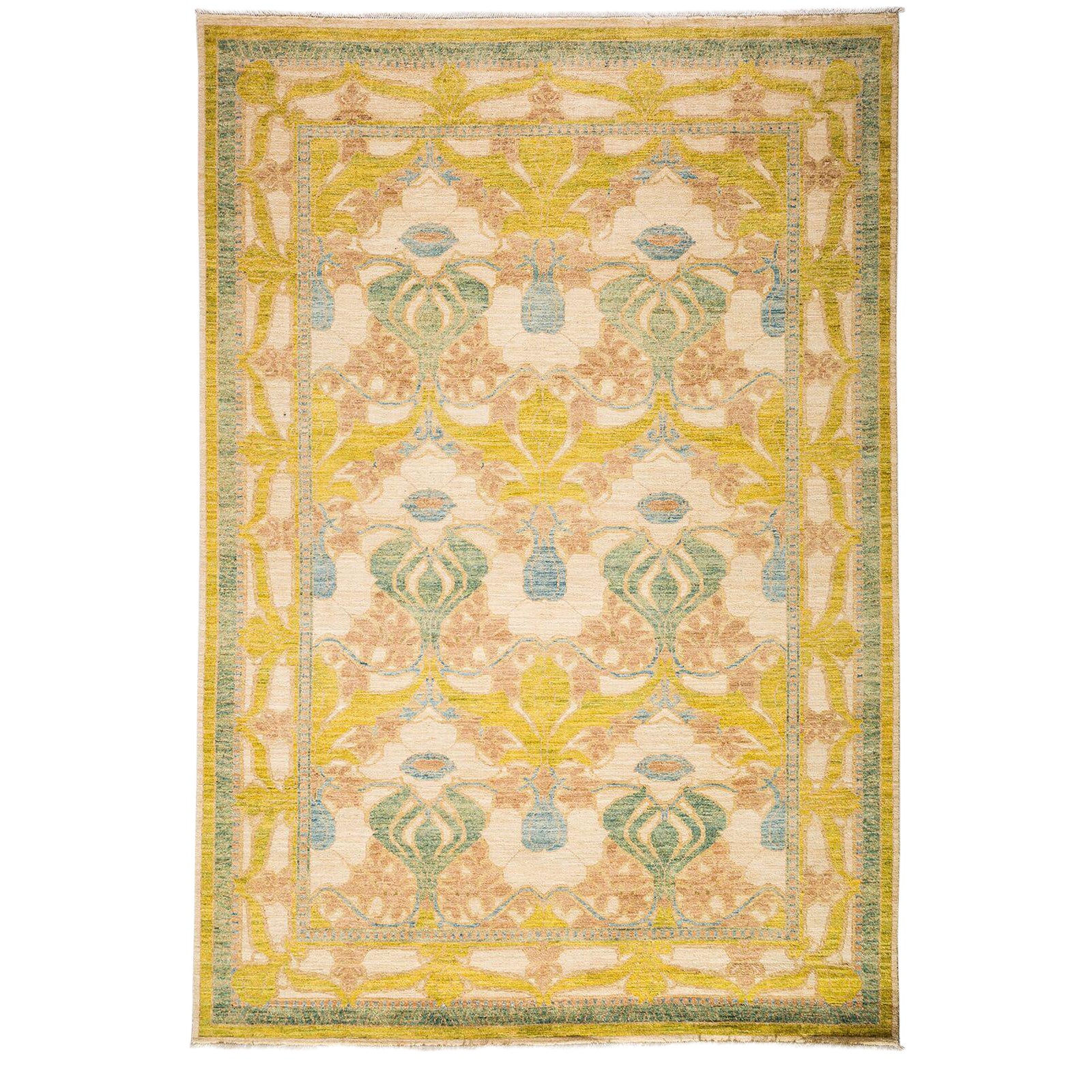 Arts & Crafts, Hand Knotted Area Rug 6' 2" X 9' 1" Chairish