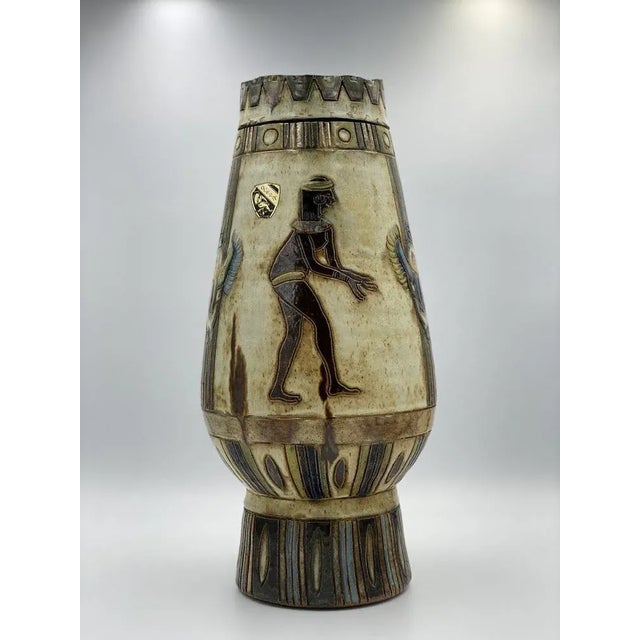 Antique Art-Deco Vase by Roger Cuerin, 1920s For Sale - Image 3 of 11