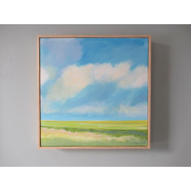 A simple field, a clean slate, fresh air transforms the soul. Spring is my favorite time of the year. This painting is 12...